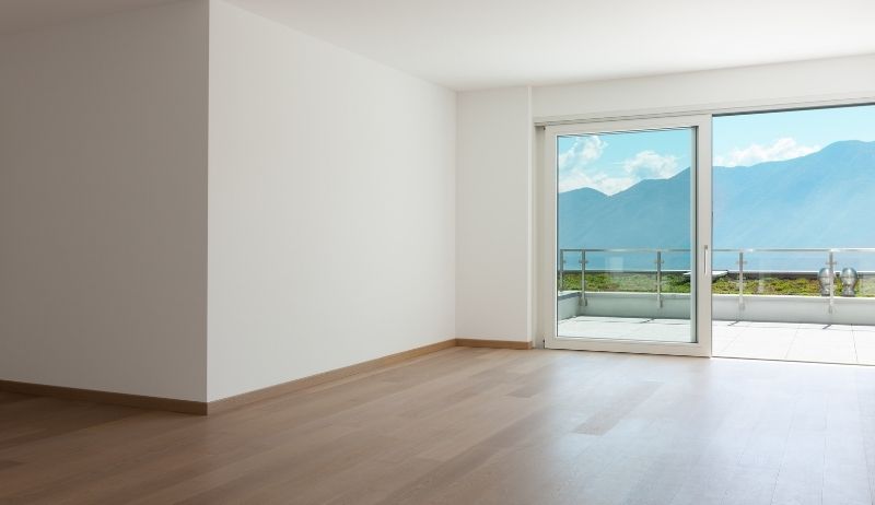 Empty room ready for move-out after Easy Bliss bond cleaning service
